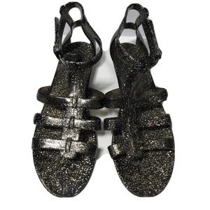 Urban Outfitters Cooperative glitter jellies. Size 9.
